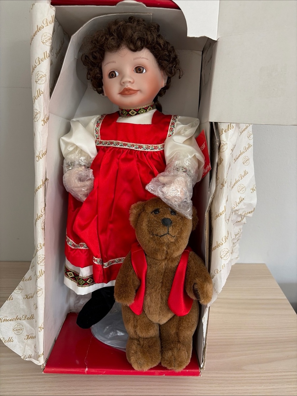 Ashton Drake Galleries Vintage Natasha New! Porcelain Collector Doll